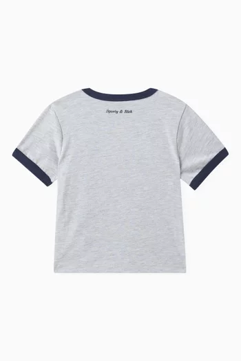 Ringer T-Shirt in Cotton Blend
