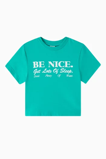 Be Nice T-Shirt in Cotton Blend
