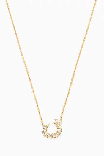 Oula Diamond Necklace in 18kt Gold