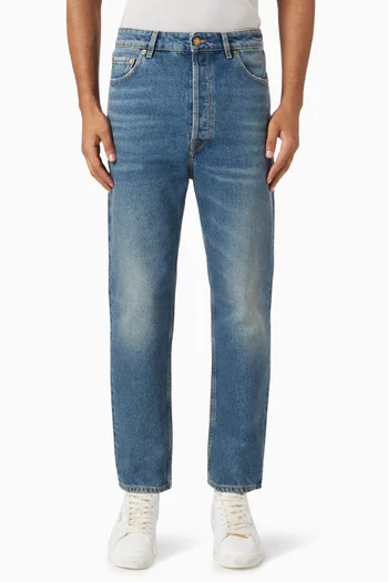 بنطال جينز بقصة ضيقة دينم