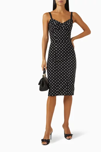 Polka-dot Corset Top in Marquisette