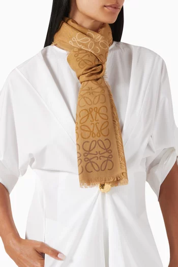 Anagram Scarf in Wool & Cashmere