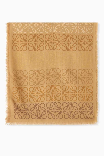 Anagram Scarf in Wool & Cashmere