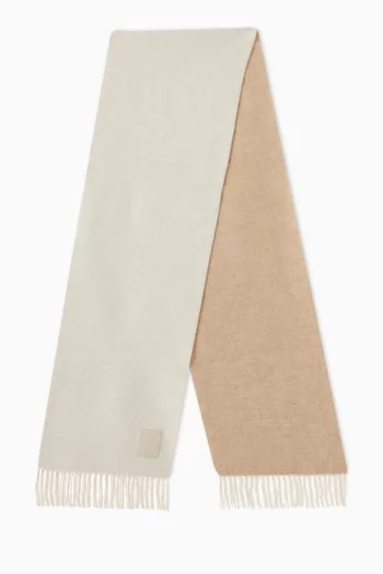 Anagram Scarf in Wool and Cashmere