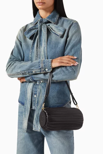 Bracelet Pouch Bag in Pleated Nappa