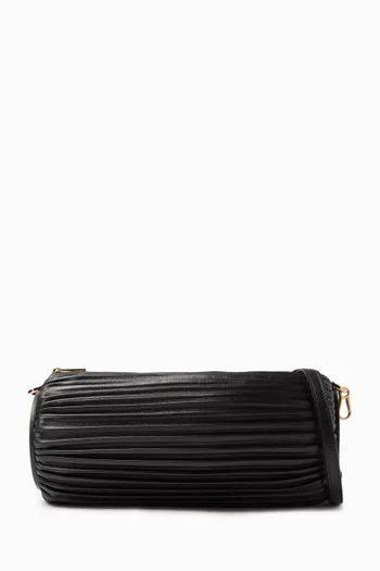 Bracelet Pouch Bag in Pleated Nappa