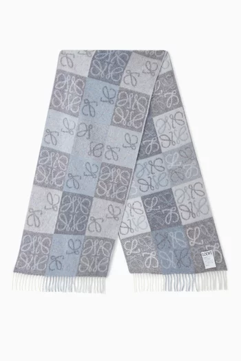 Anagram Scarf in Wool & Cashmere