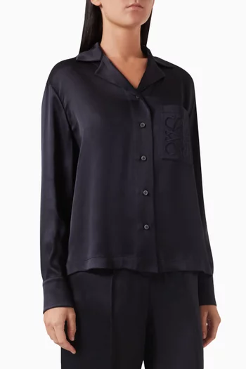 Pyjama Blouse in Silk