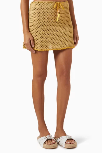 The Crochet Mini Skirt