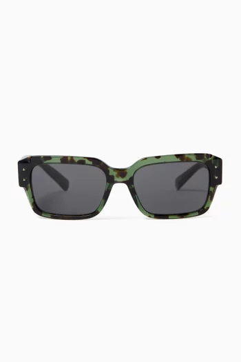 Square Sunglasses in Acetate