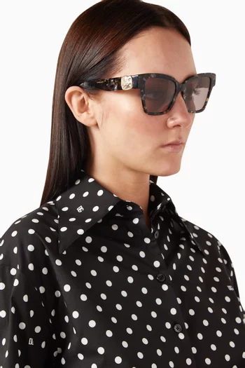 Square Sunglasses in Acetate