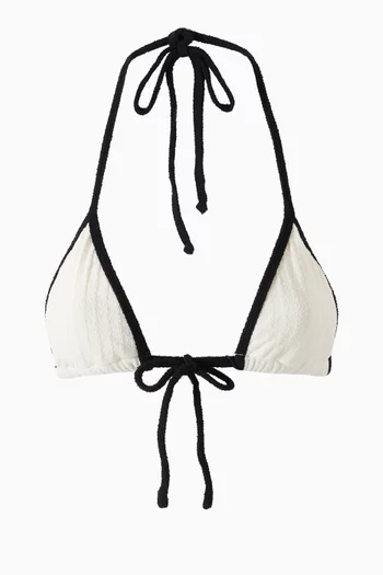 Emma Bikini Top in Terrycloth
