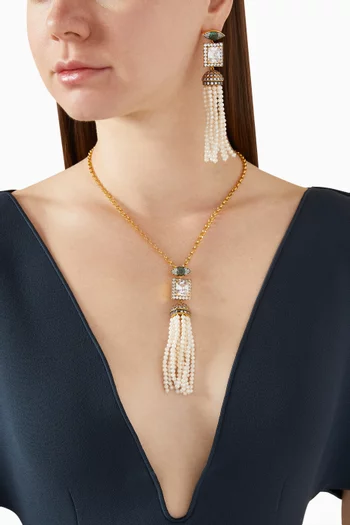 Magritte Necklace in 24kt Gold-plated Bronze