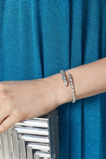 Serpenti Viper Bracelet in 18kt White Gold