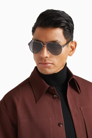 1067/S Sunglasses in Stainless steel