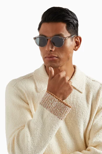 301/S Round Sunglasses in Polyamide