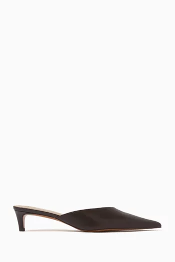 Pointed 40 Closed-toe Mules