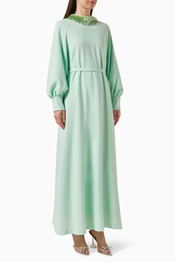 فستان آمور طويل كريب