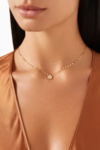 Golden Bloom Pendant Necklace in 18kt Gold