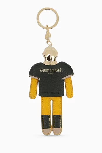 Arthur the Quarterback Keychain in Calf Leather