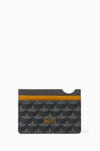 حافظة بطاقات إتندارد 4 سي سي قنب بنقشة حراشف الأفعى