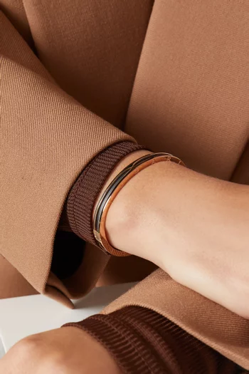B.zero1 Bracelet in 18kt Rose Gold & Ceramic