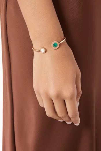 BVLGARI BVLGARI Multi-stone Flip Bracelet in 18kt Rose Gold