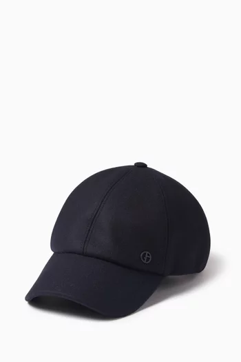 Logo Baseball Cap in Cashmere