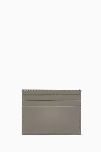 Logo Card Holder in Leather