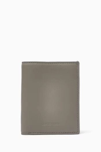 GA Logo Card Holder in Leather