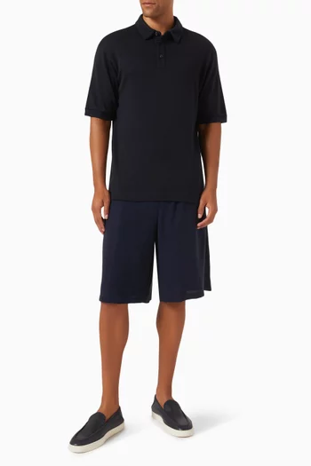 Logo Polo Shirt in Cashmere