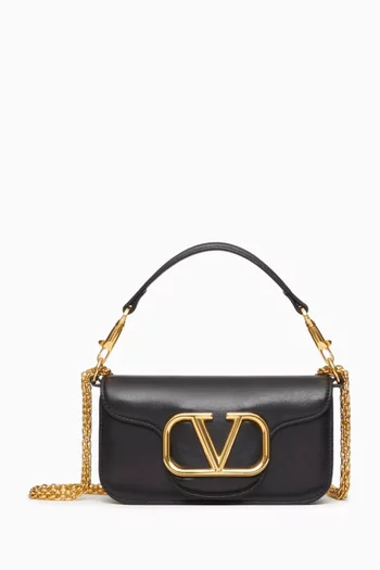 Valentino Garavani Small Locò Shoulder Bag in Calfskin