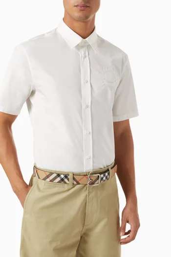 Reversible Check B Buckle Belt