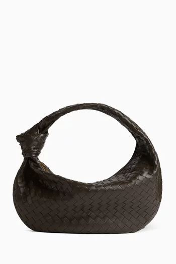 Small Jodie Top-handle Bag in Intrecciato Leather