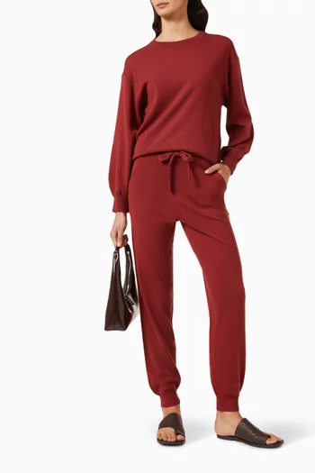 Star Sweatpants in Wool-cashmere