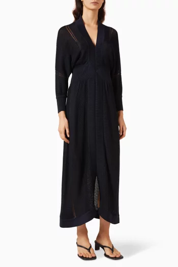 Stella Midi Dress in Cotton Blend