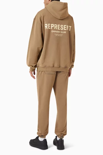 Owners Club Logo Hoodie in Loopback Jersey