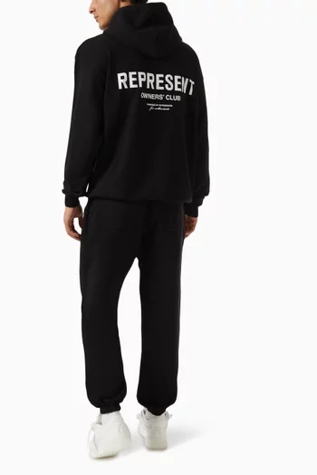 Owners Club Logo Hoodie in Loopback Jersey