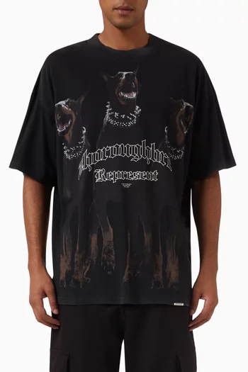 تي شيرت بطبعة Thoroughbred قطن