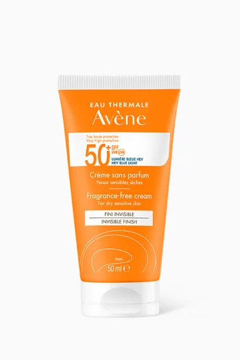 Very High Protection SPF 50+ Fragrance-free Cream, 50ml