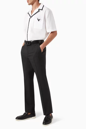 Slim-fit Pants in Wool