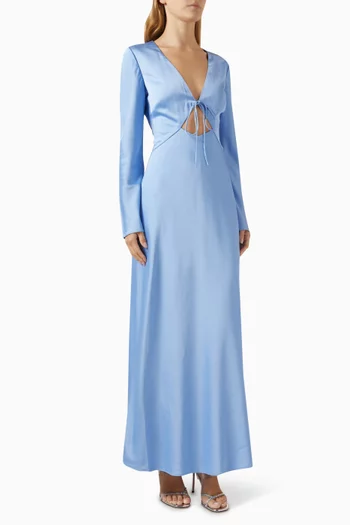 Danika Maxi Dress in Viscose Blend