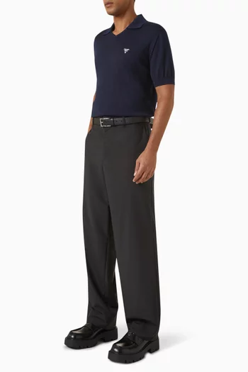 Polo Shirt in Cashmere Knit