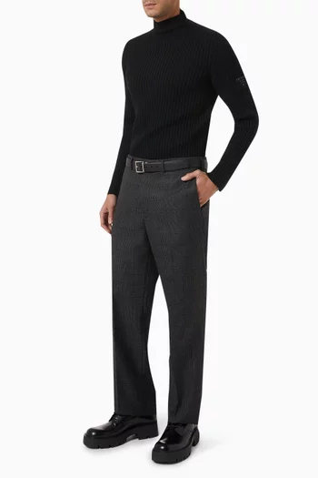 Turtleneck Sweater in Wool