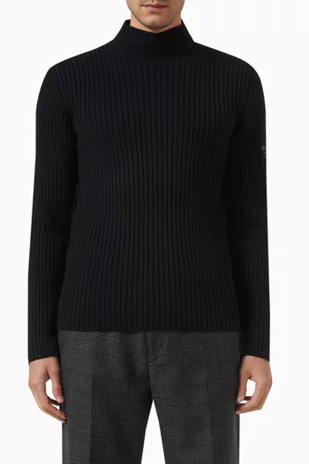 Turtleneck Sweater in Wool