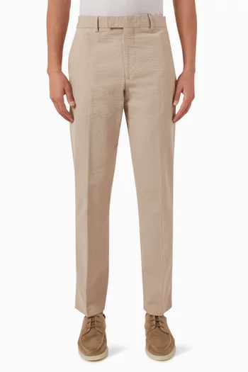 بنطال بدلة سيرساكر قطن