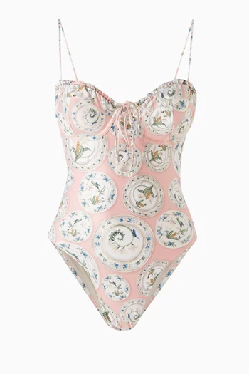 Ebano Menaje One-piece Swimsuit in Recycled Polyester