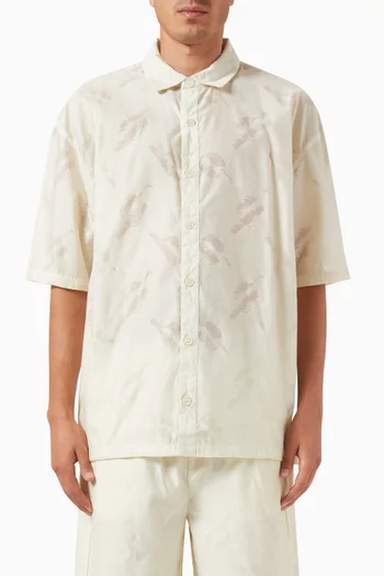 Salim Relaxed Shirt in Viscose-blend