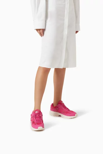 C301 Tea Rose Sneakers in Leather