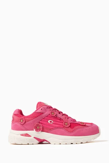 C301 Tea Rose Sneakers in Leather